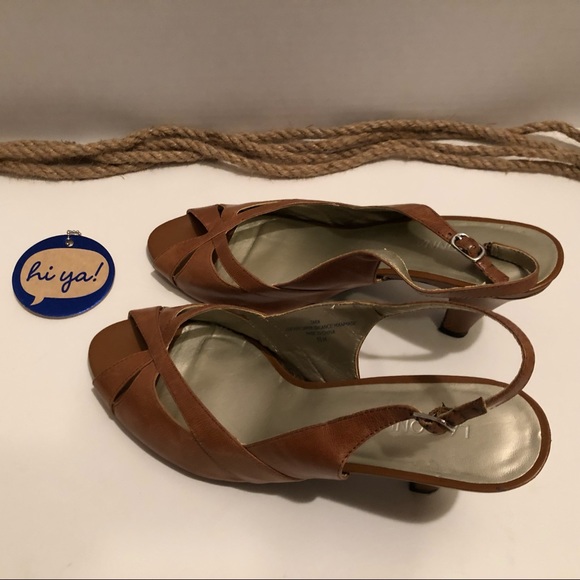 📦LA DONNA-absolutely comfy peep toe/sling back 🌺 - Picture 5 of 5